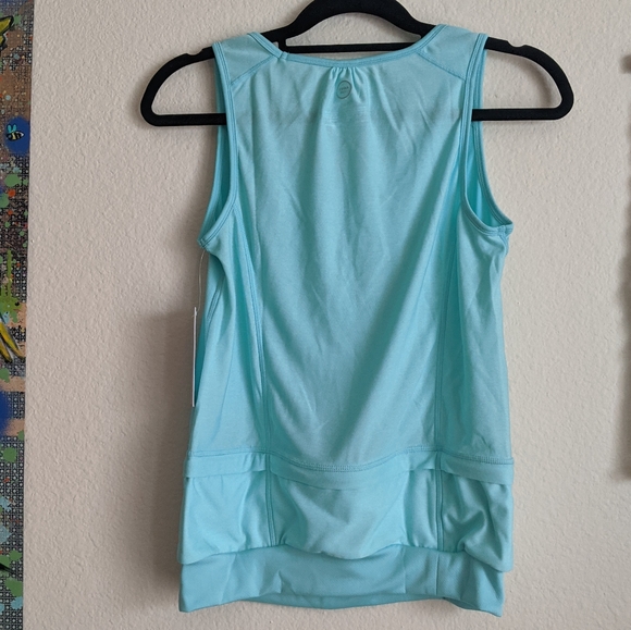NEW Zuma Blu Active Flow Tank Mint with Pockets Sz XS - Picture 2 of 11